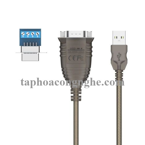 Unitek 96946 Y-1081 1.5M Cáp chuyển Usb 2.0 sang Rs485 bọc chống nhiễu 30096946